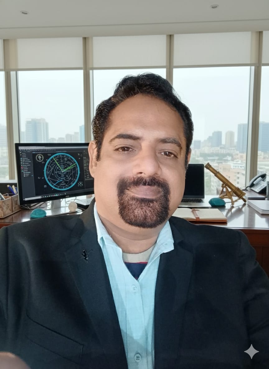Formal portrait of Astrologer and Vastu Expert Vineet Bajaj, founder of Pure Vastu Solutions